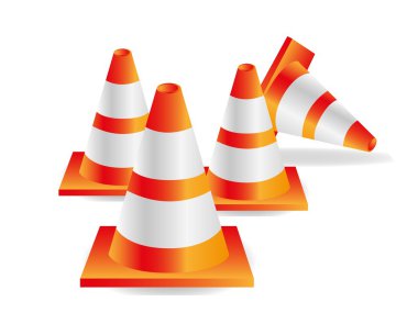 traffic cones clipart