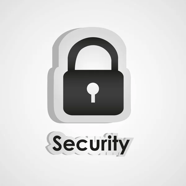 Icona di sicurezza — Foto Stock