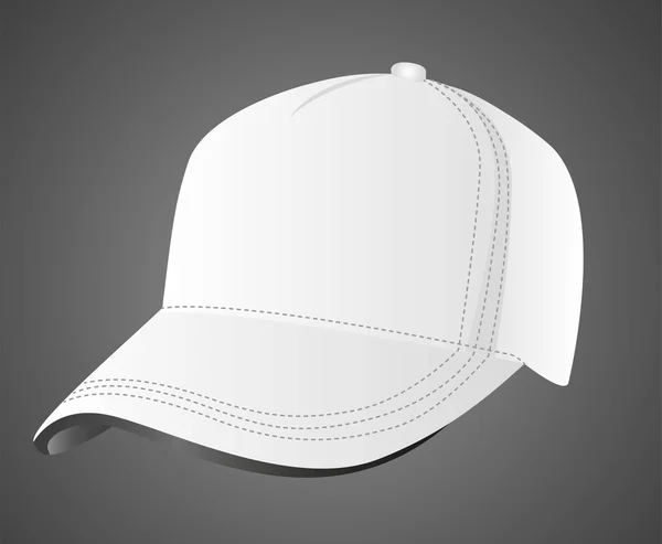 Ілюстрація білої шапки — стокове фото