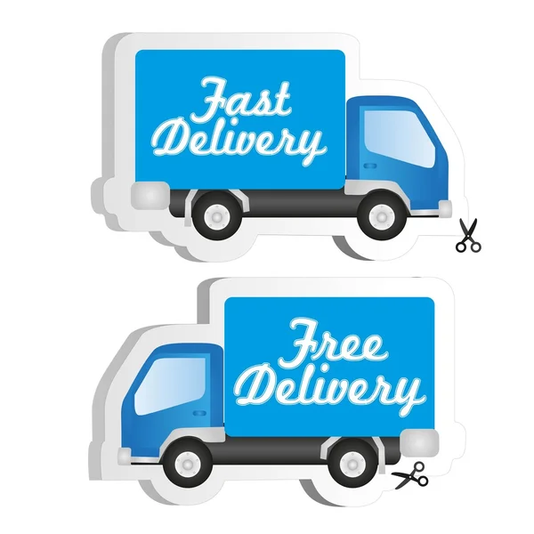 Fast and free delivery — Stock Photo, Image