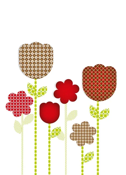 Flores com padrões diferentes — Fotografia de Stock