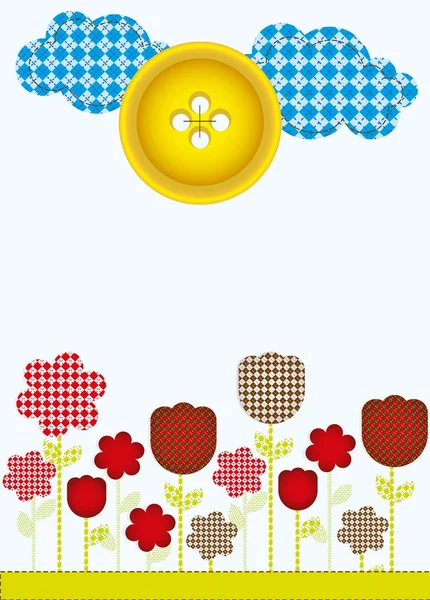 Blumen mit unterschiedlichen Mustern geschnitten — Stockfoto