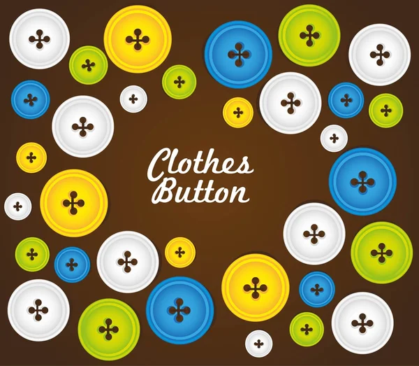 Mönster av färgade knapparna — Stockfoto