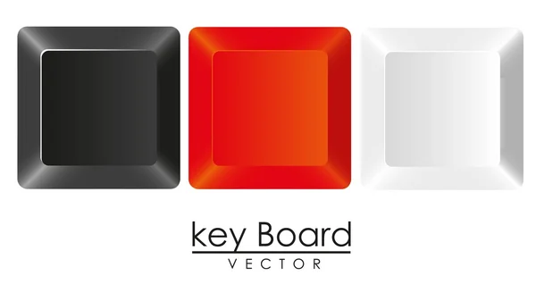 Grupa kluczy w kolorach — Wektor stockowy