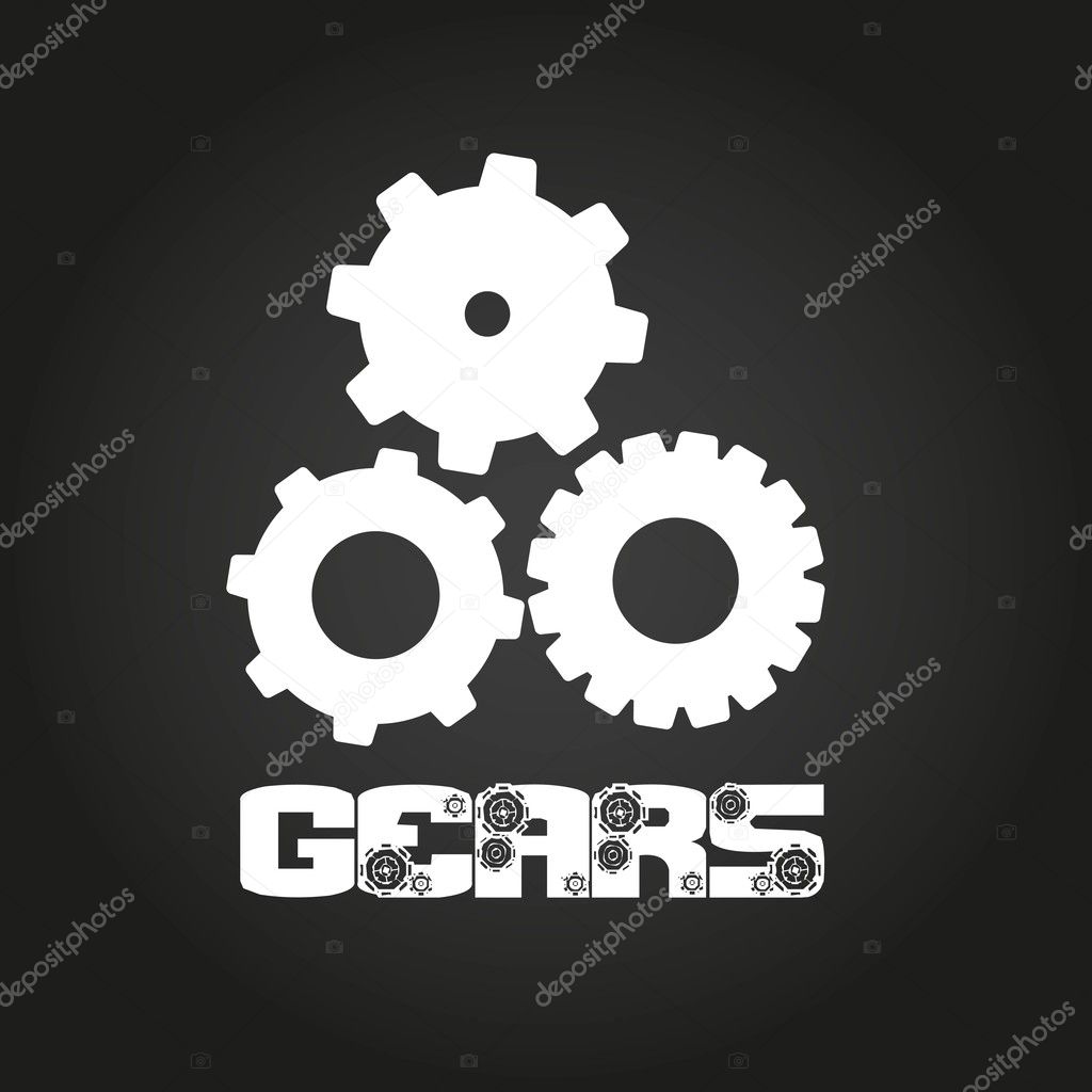 gears silhouettes