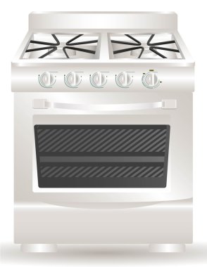 Illustration of a stove clipart