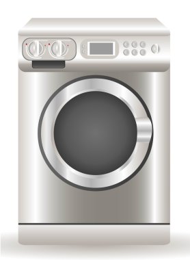 Illustration of a washing machine clipart