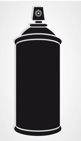 Silhouette de flacon pulvérisateur — Image vectorielle
