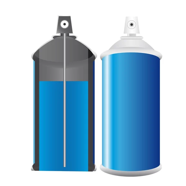 Flacon vaporisateur bleu — Image vectorielle