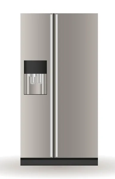 Ilustración de un refrigerador — Vector de stock