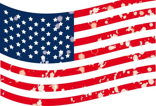 Illustration du drapeau — Image vectorielle