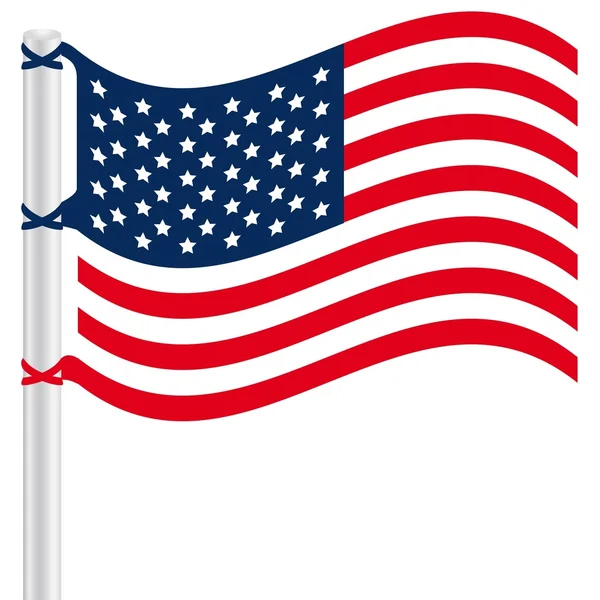 アメリカ国旗です — ストックベクタ