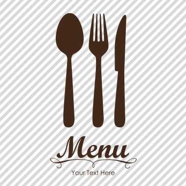 Elegant card for restaurant menu clipart