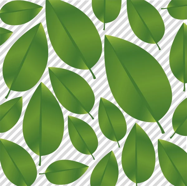 stock vector Green leaves