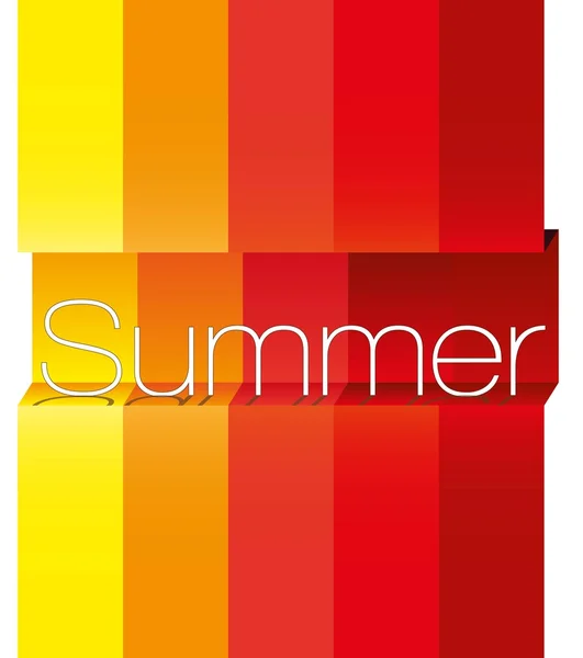 Illustration de l'été — Image vectorielle
