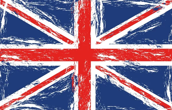 London Grunge Flagge — Stockvektor