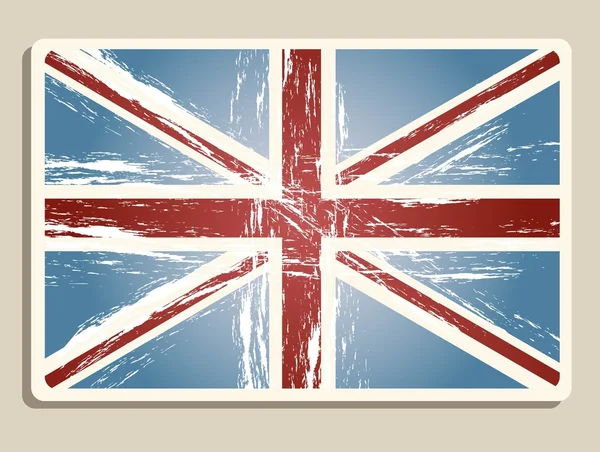 Vintage Londen vlag — Stockvector