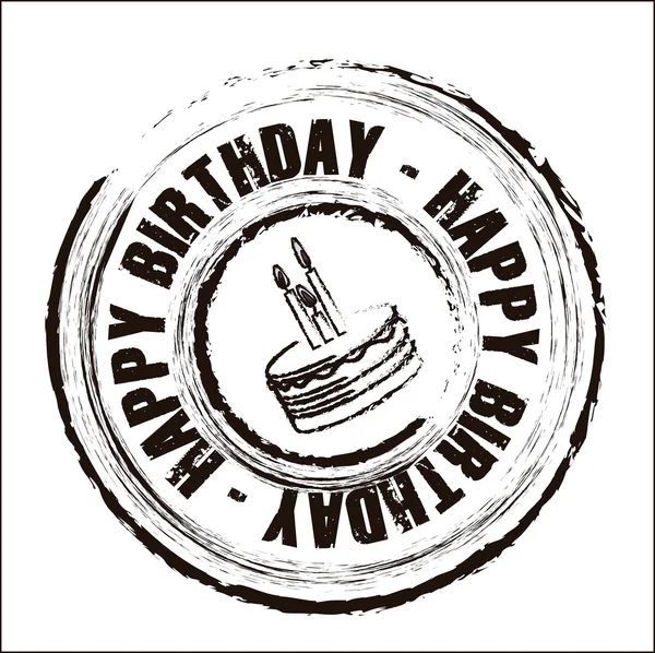 Sceau rond anniversaire — Image vectorielle