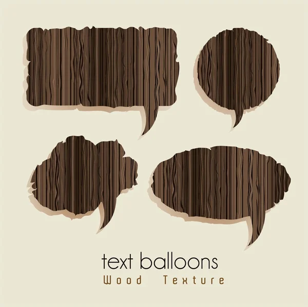 Text balloons — Stock Vector