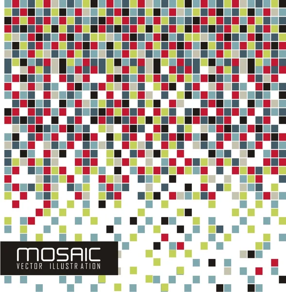 Mosaico di colore — Vettoriale Stock