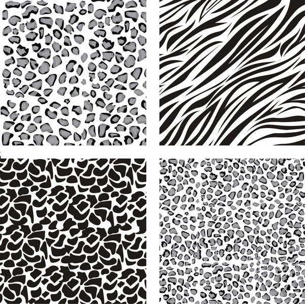 Muster von Animal Print — Stockvektor
