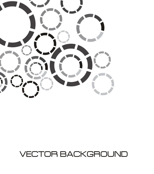 Ilustración de círculos discontinuos — Vector de stock
