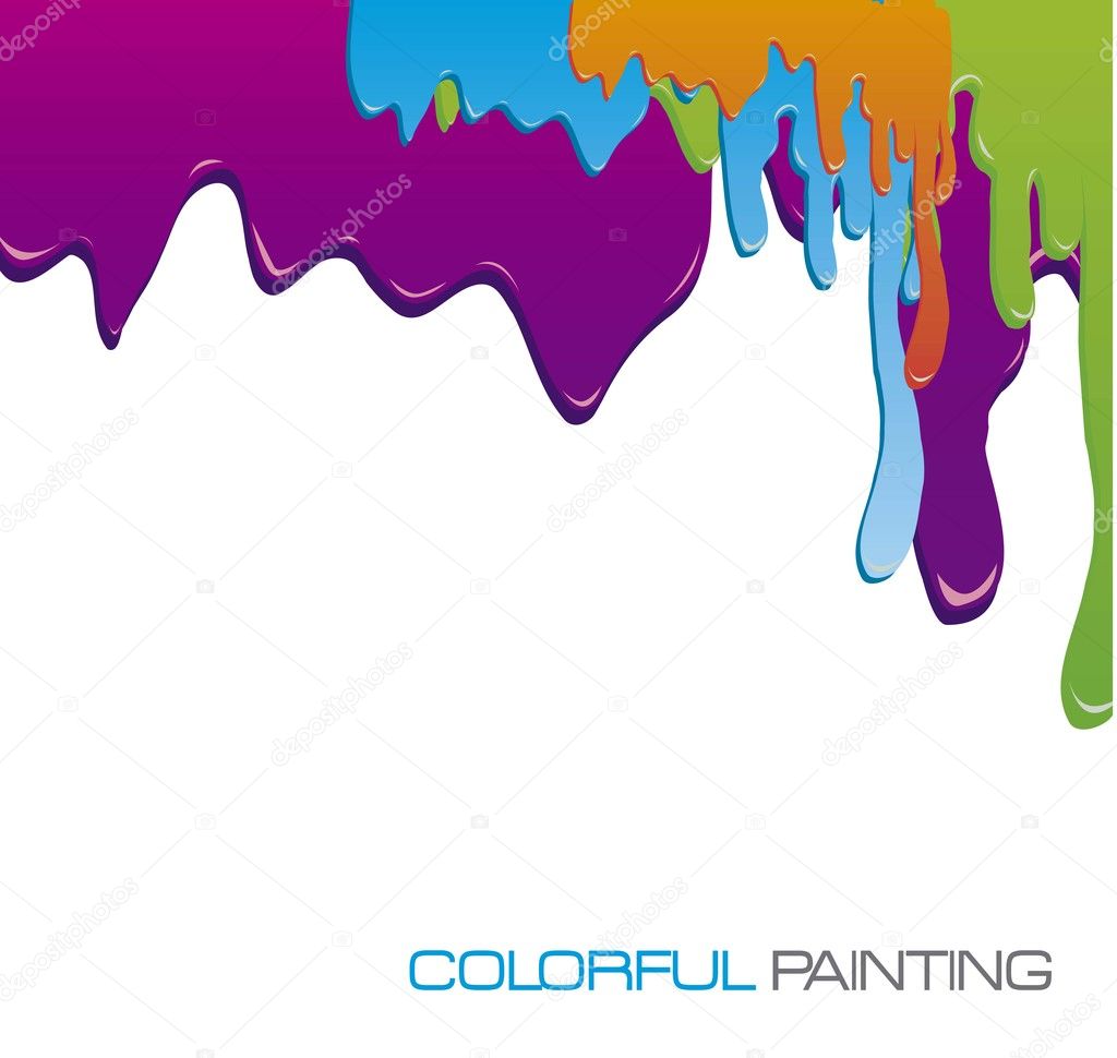 Paint dripping Stock Illustration by ©grgroupstock #11706014