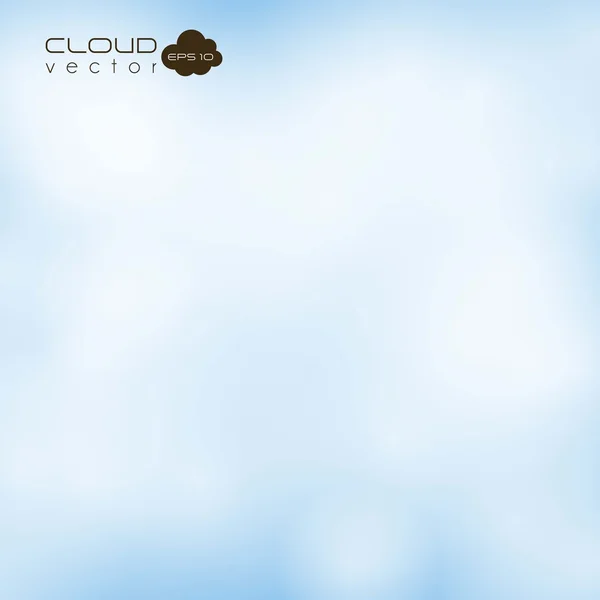 Cielo limpido con nuvole — Vettoriale Stock