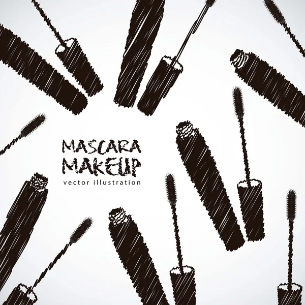 Mascara illustration — Stock Vector