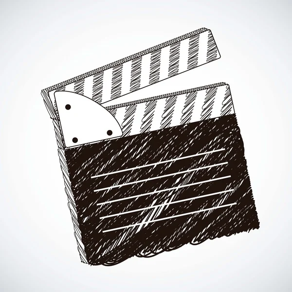 Película ilustración de pizarra — Archivo Imágenes Vectoriales