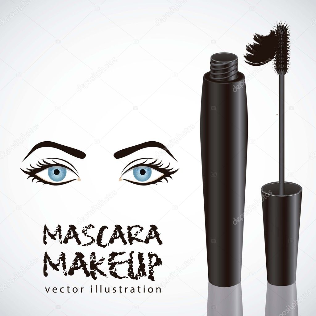 mascara illustration