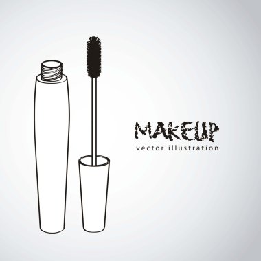 Illustration of mascara clipart