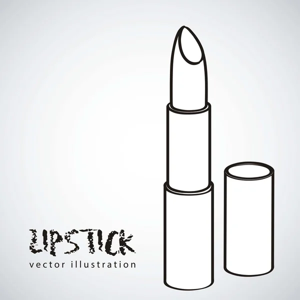Ilustración de lápiz labial — Vector de stock