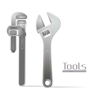 Illustration of wrenches clipart