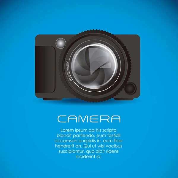 Profesionální fotoaparát — Stockový vektor