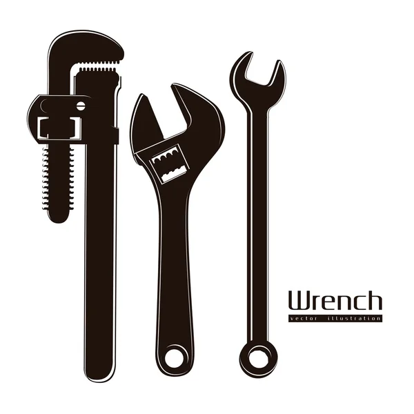 Wrenches — Stock Vector