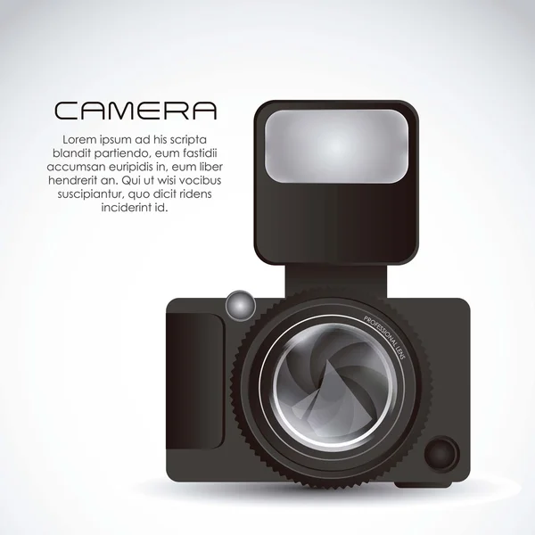 Professional camera — Stock Vector