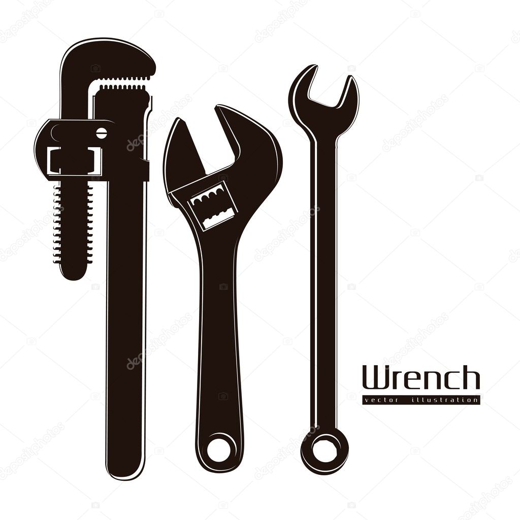 Pipe Wrench Vector Stock Illustration - Download Image Now