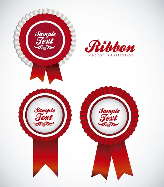 Illustration of ribbon — Stock Vector