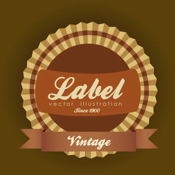 Ilustraciones de etiquetas vintage — Vector de stock