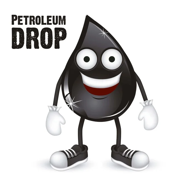 Petroleum drop — Stock Vector