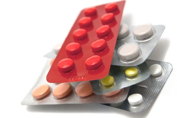 Pila di pillole — Foto Stock