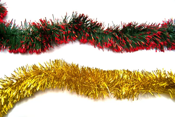 Two tinsel fragments — Stock Photo, Image