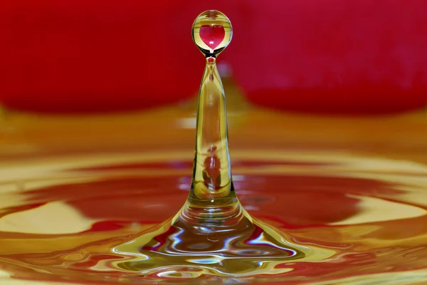 Standing heart drops — Stock Photo, Image
