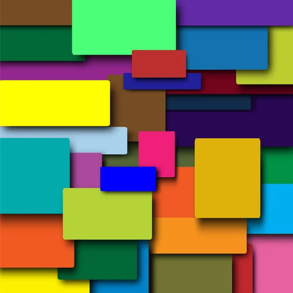 A háttérben a színes négyzetek — Stock Fotó