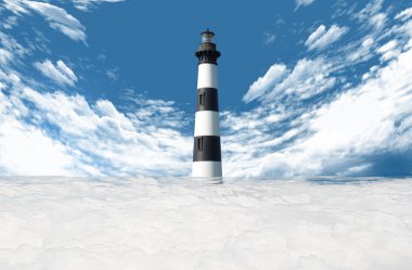 Bulutlardaki deniz feneri