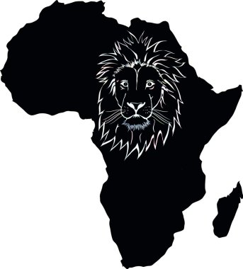 Afrika ve aslan