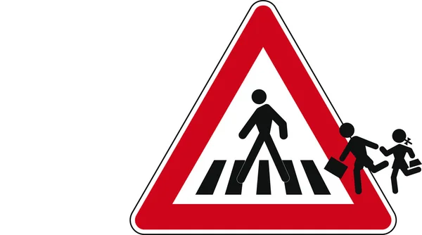Inanılmaz trafik işareti — Stok Vektör