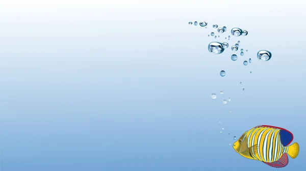 Poissons dans l'eau — Image vectorielle