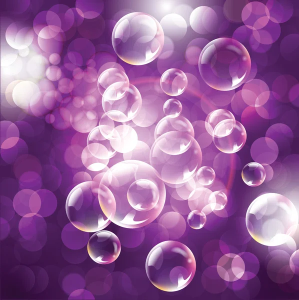 Абстрактный фон с пузырями — стоковый вектор